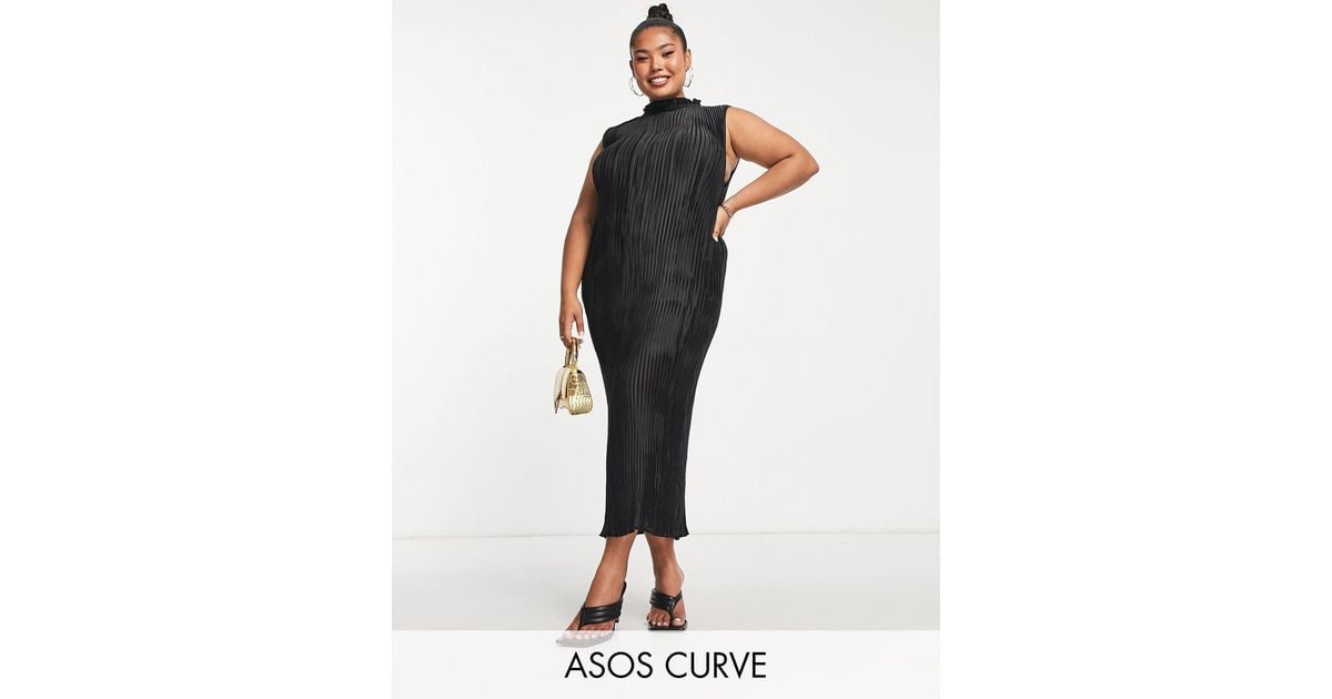 ASOS Curve エイソス ASOS DESIGN Curve exclusive satin plisse twist