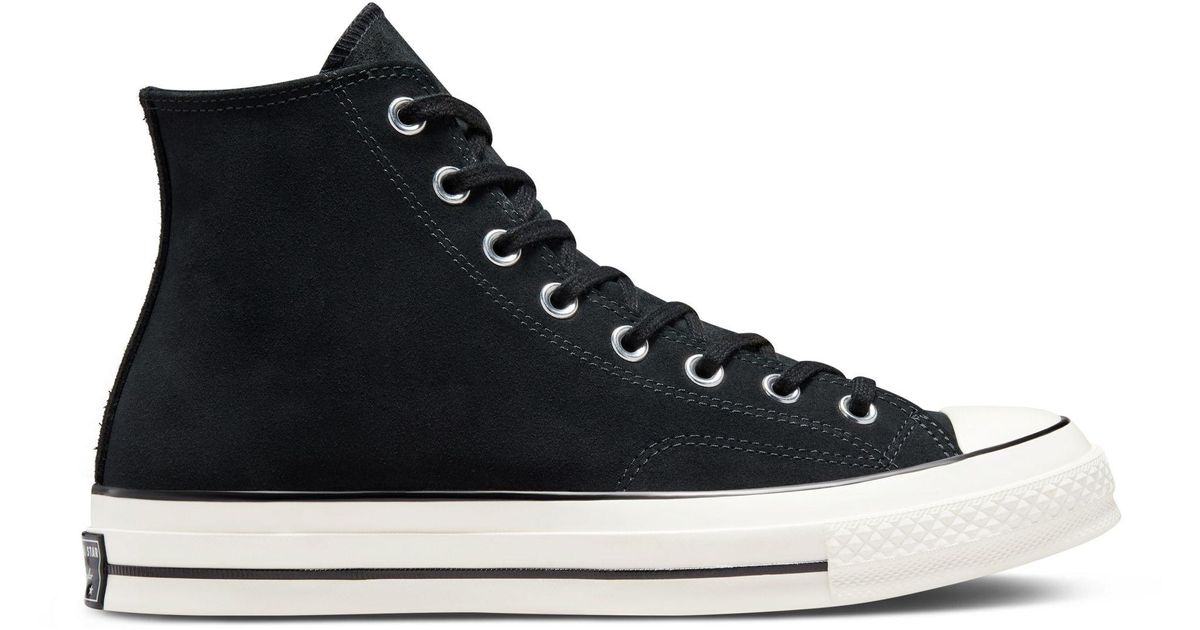 Converse Chuck 70 Suede Sneakers in Black | Lyst