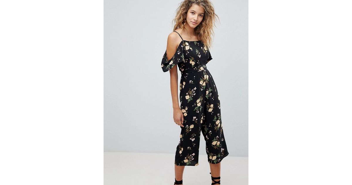 ax paris floral playsuit