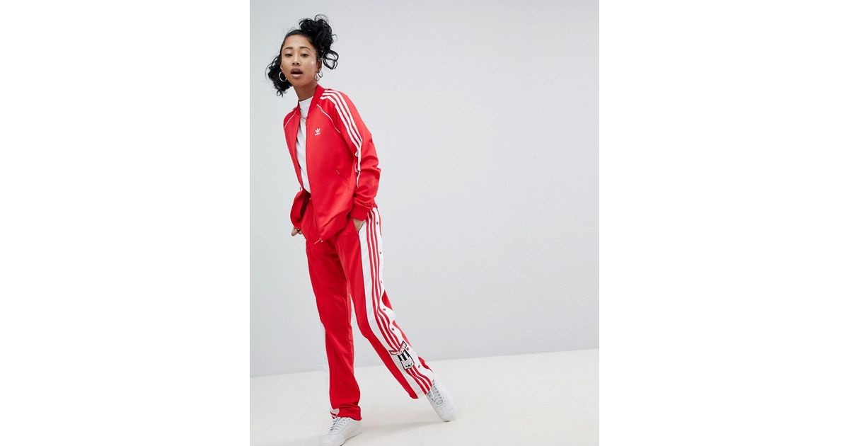 Adicolor Adibreak adidas Originals en coloris Rouge - Lyst