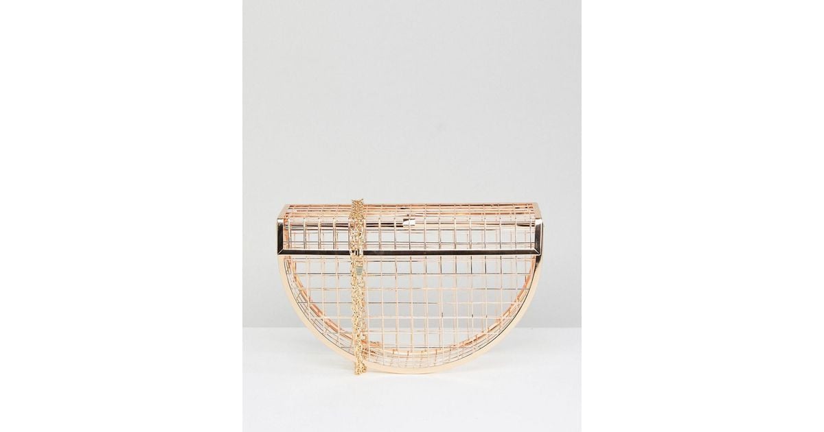 cage clutch bag