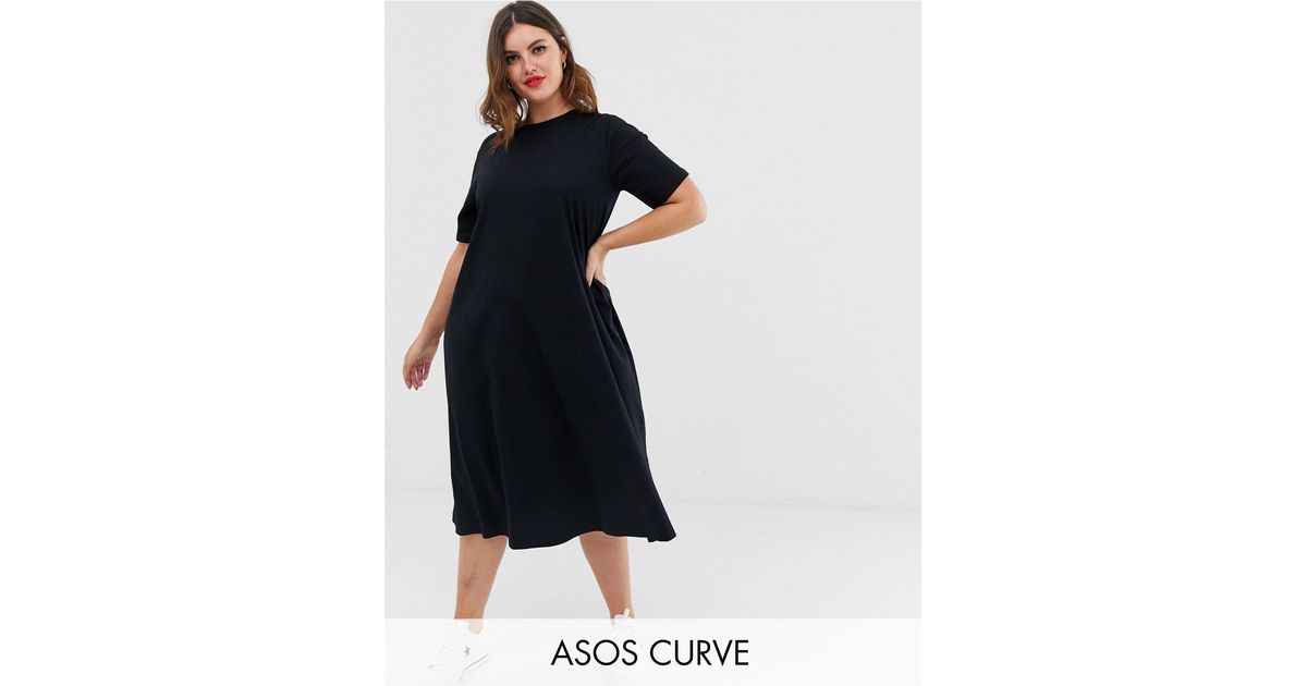 asos curve t shirt dress