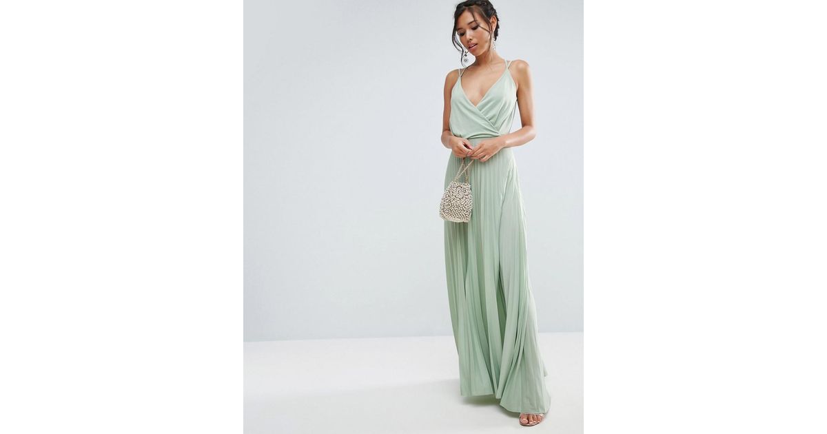 Effet Cache À Longue En Plissée Blousante Cœur Asos Robe Coloris PZiOuXTk