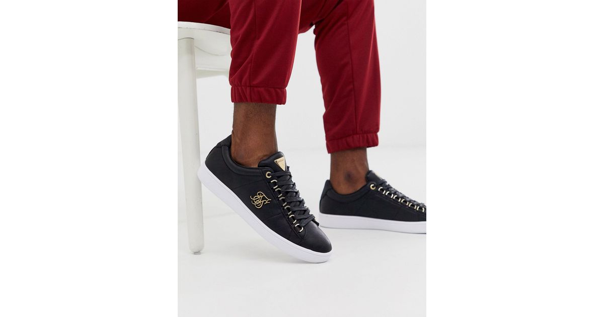siksilk black trainers