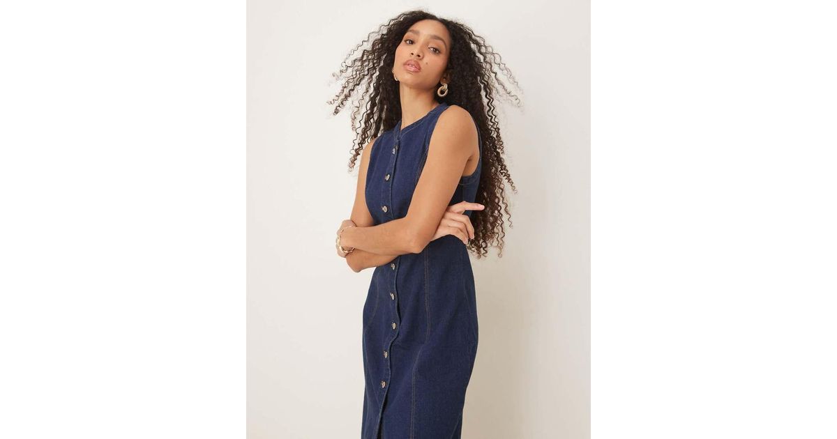 blue flutter sleeve midi dress Grace Flutter Sleeve Midi Dress