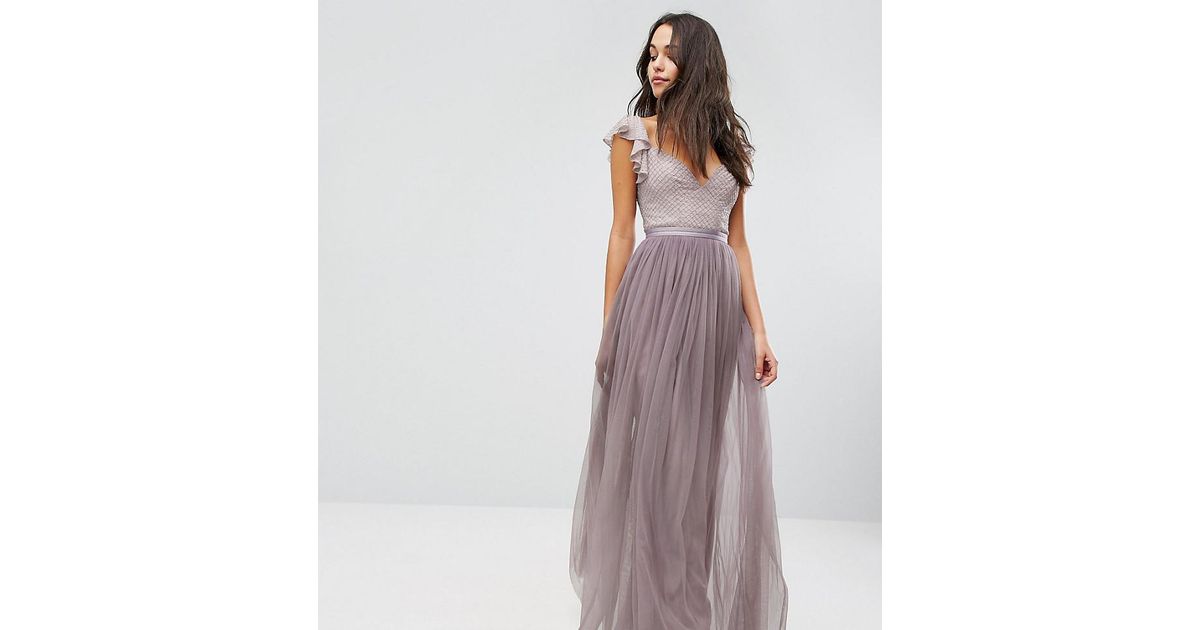 needle and thread floral swan gown