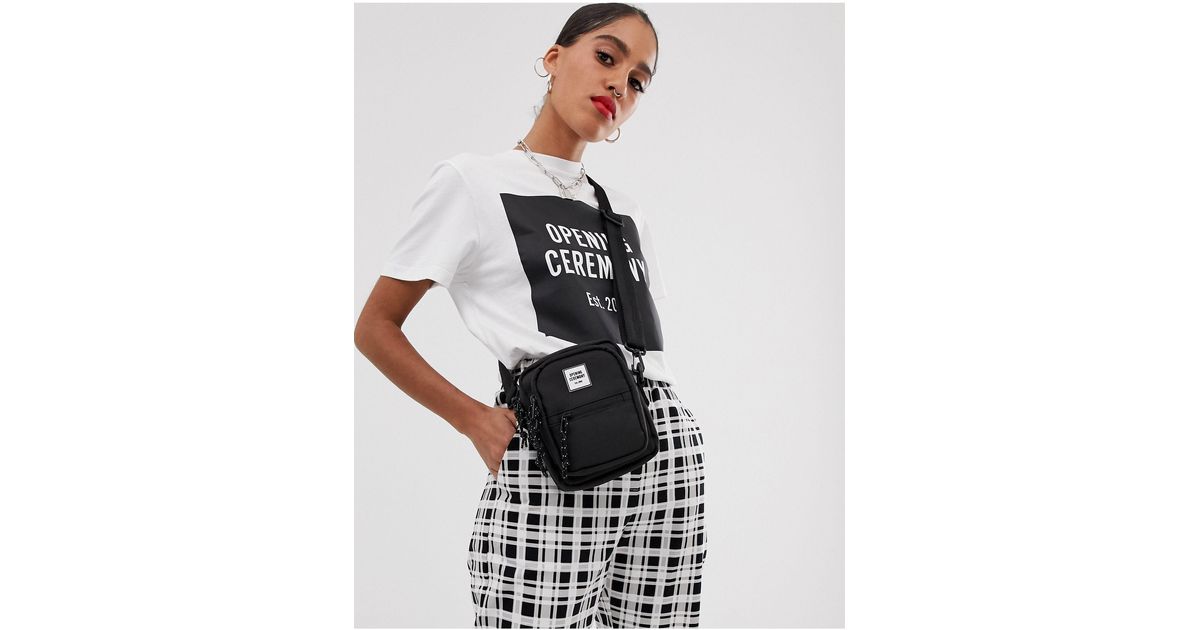 Opening Ceremony Nylon Logo Mini Crossbody Bag in Black Lyst Australia