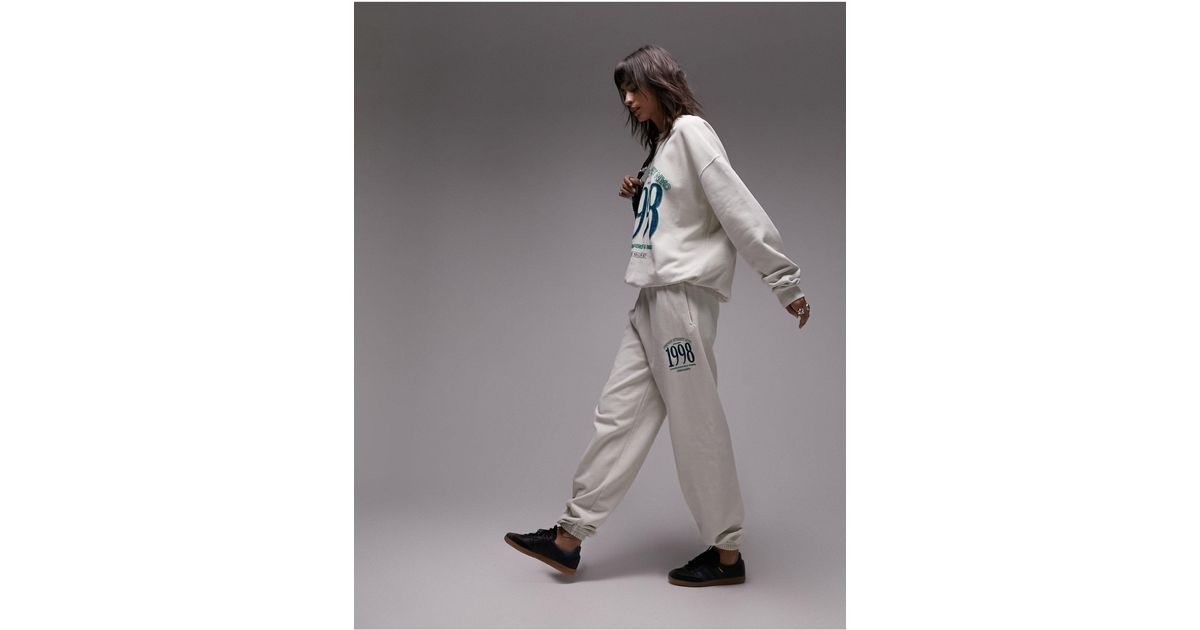 Topshop shop white sweatpants