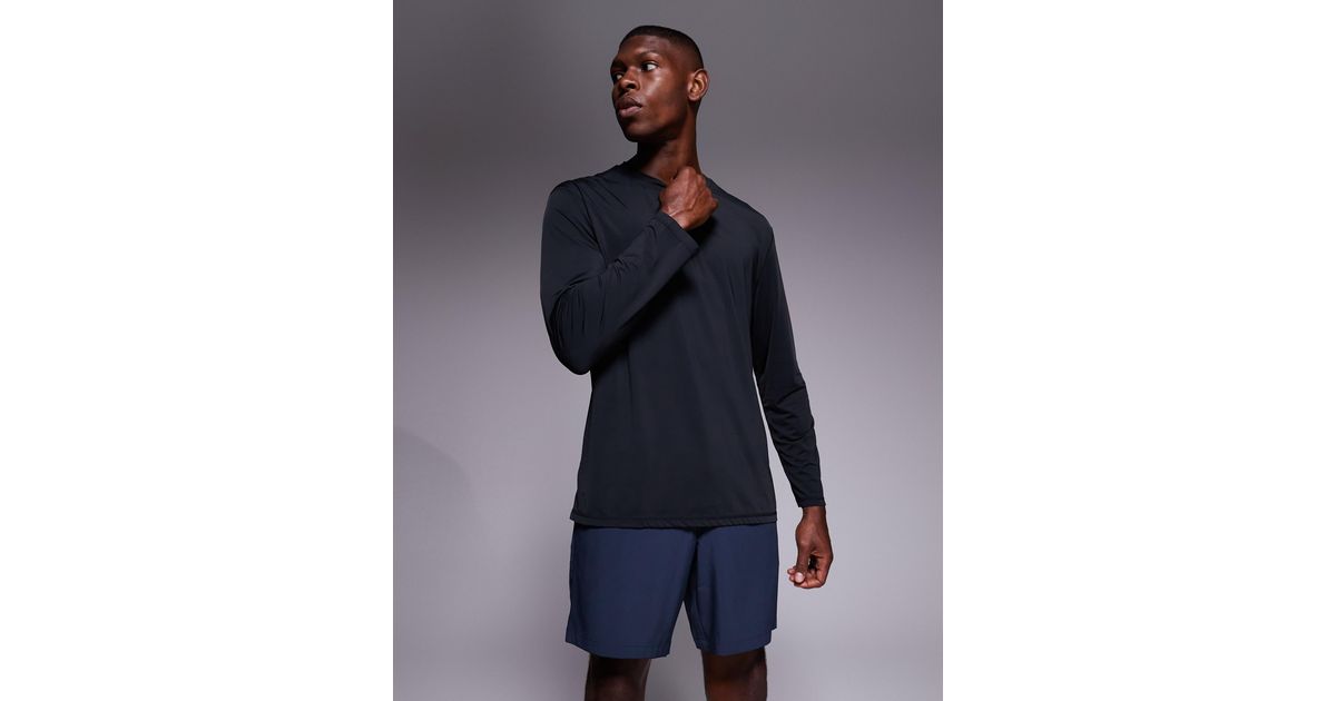 4505 Quick Dry Nylon Performance Mesh Oversized Running Long Sleeve in ...