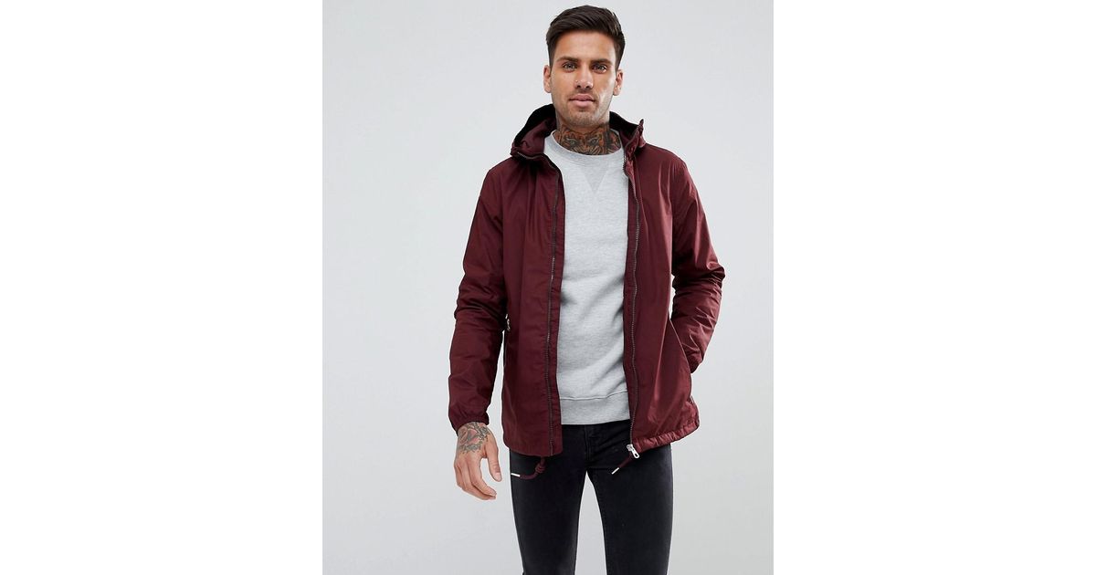 Pull\u0026Bear Denim Hooded Windcheater 