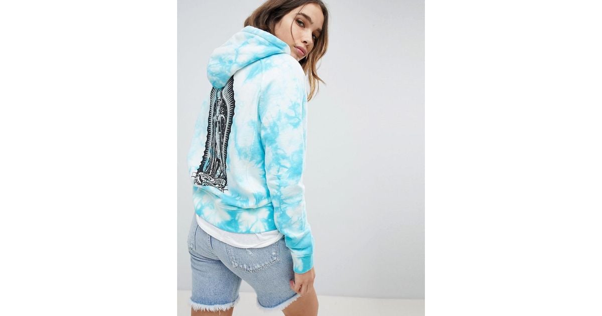 santa cruz tie dye hoodie