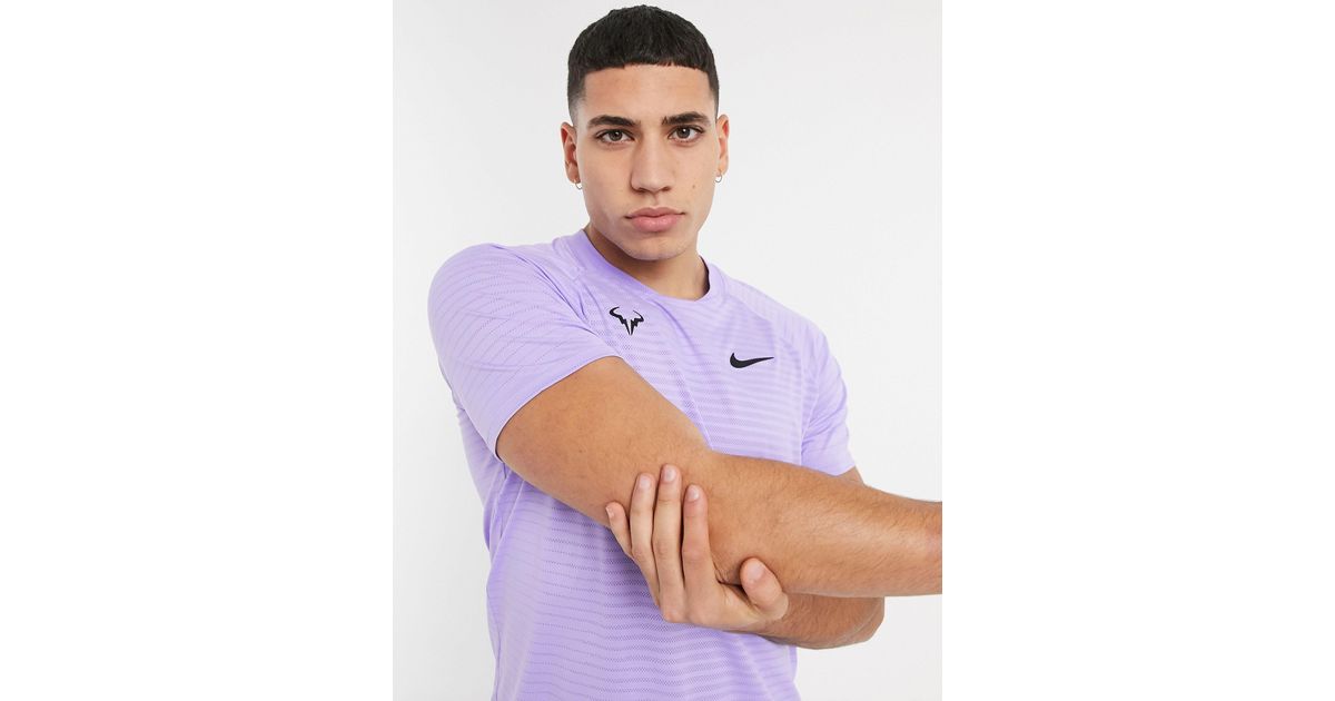 asentamiento vestirse trigo Camiseta rafael nadal court aeroreact slam Nike de hombre de color Morado |  Lyst