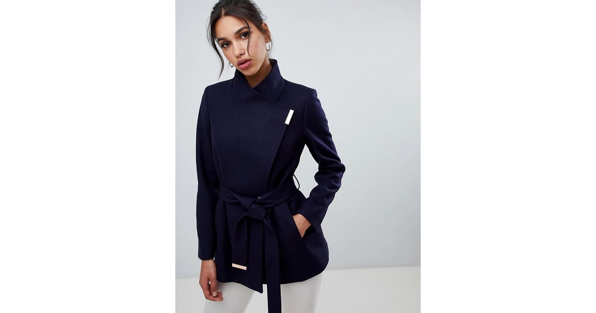 ted baker rytaa coat grey