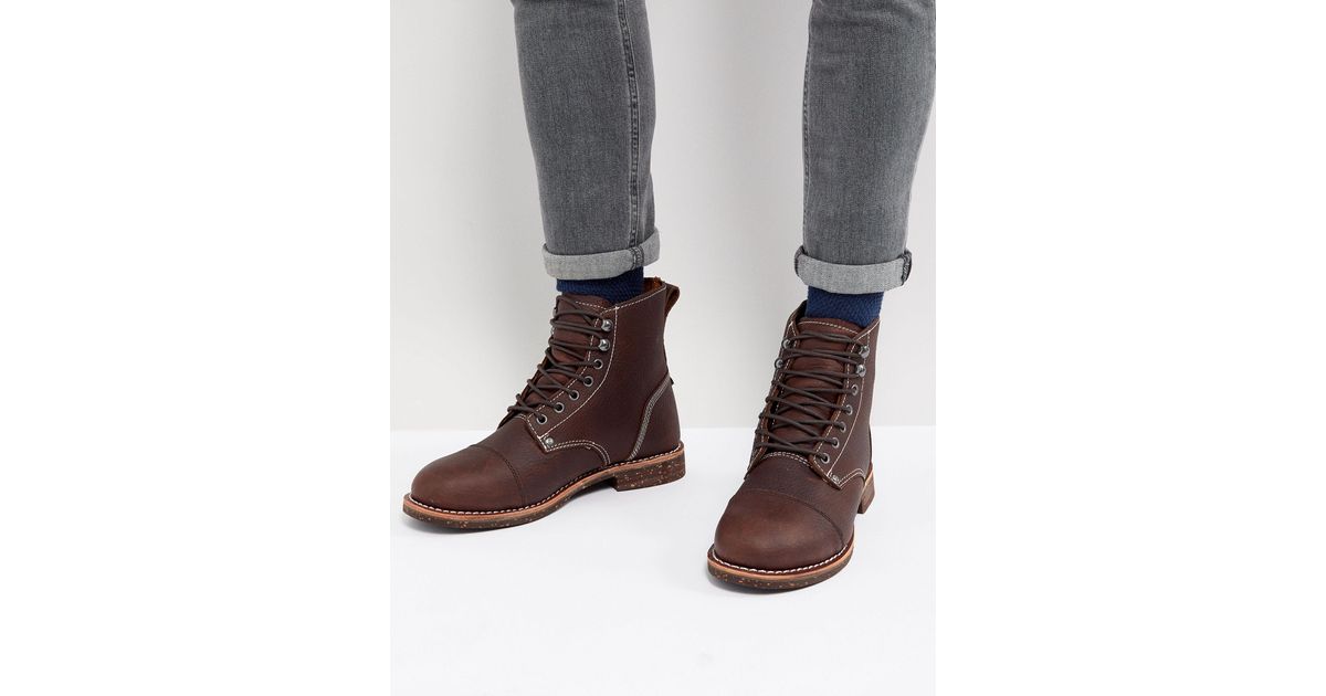 Dickies Knoxville Lace Up Boots in Brown for Men | Lyst