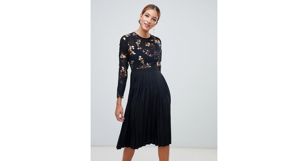 little mistress foil dress