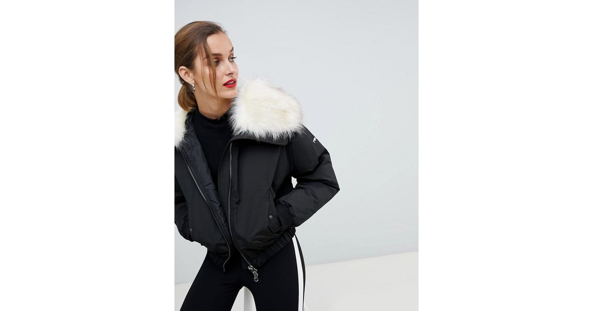 doudoune armani fourrure