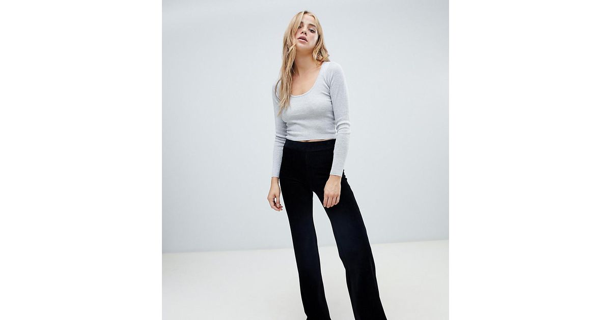 flared pants pull and bear