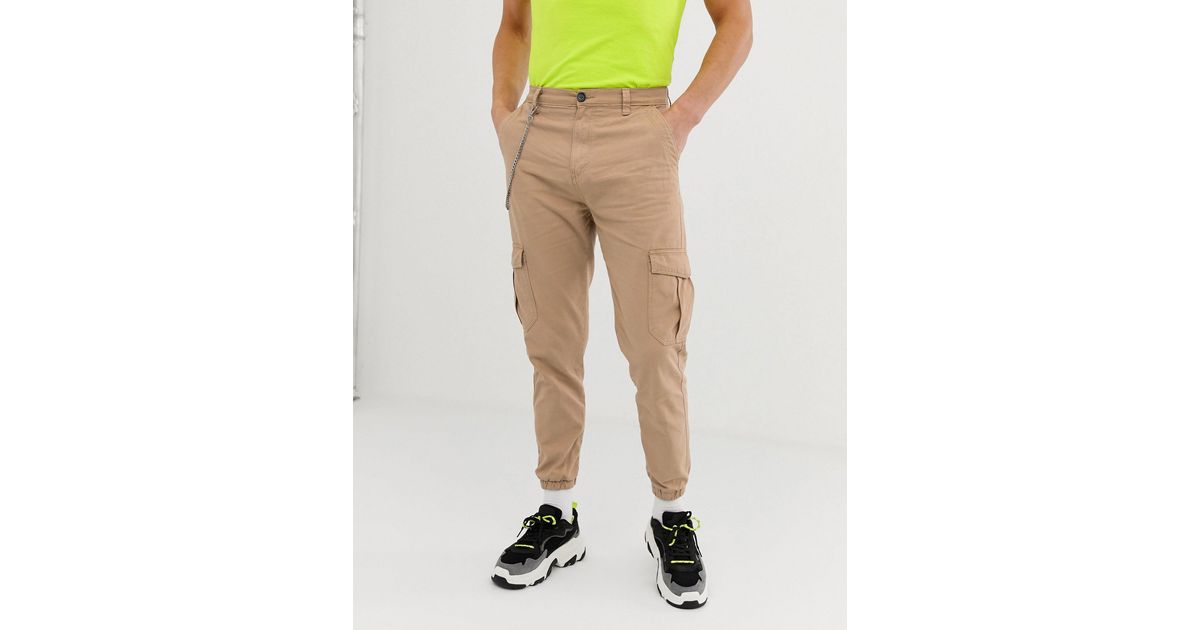 bershka cargo pants mens