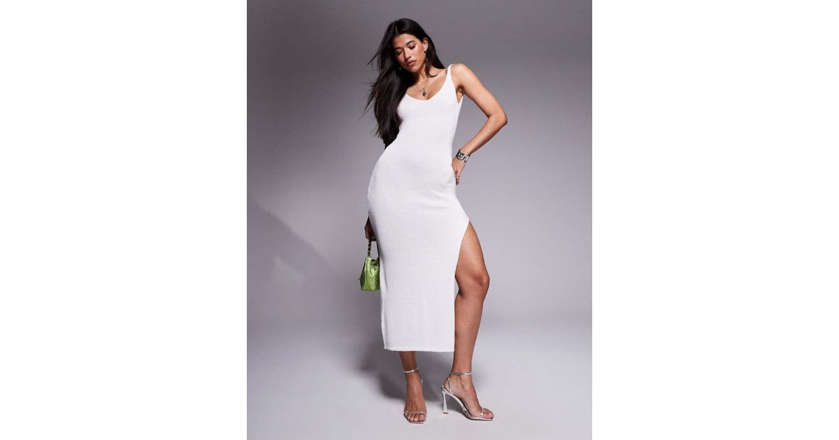jett black knit cut out maxi dress Black Cutout Maxi Dress main image 1