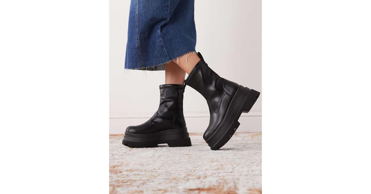 Buffalo Jupiter Sock Boots in Blue | Lyst UK
