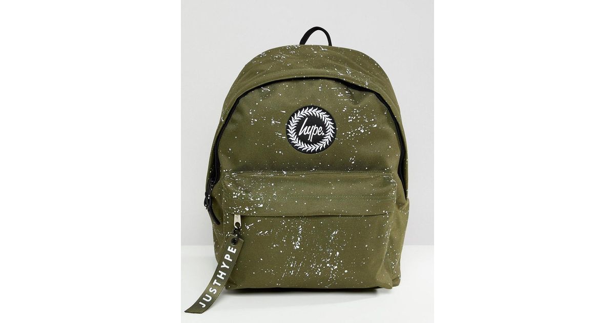 hype green backpack