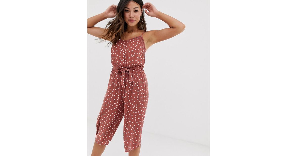 brave soul polka dot jumpsuit