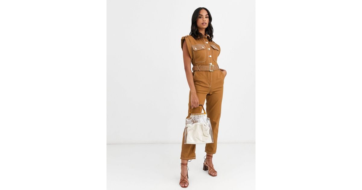 River island utility jumpsuit shop