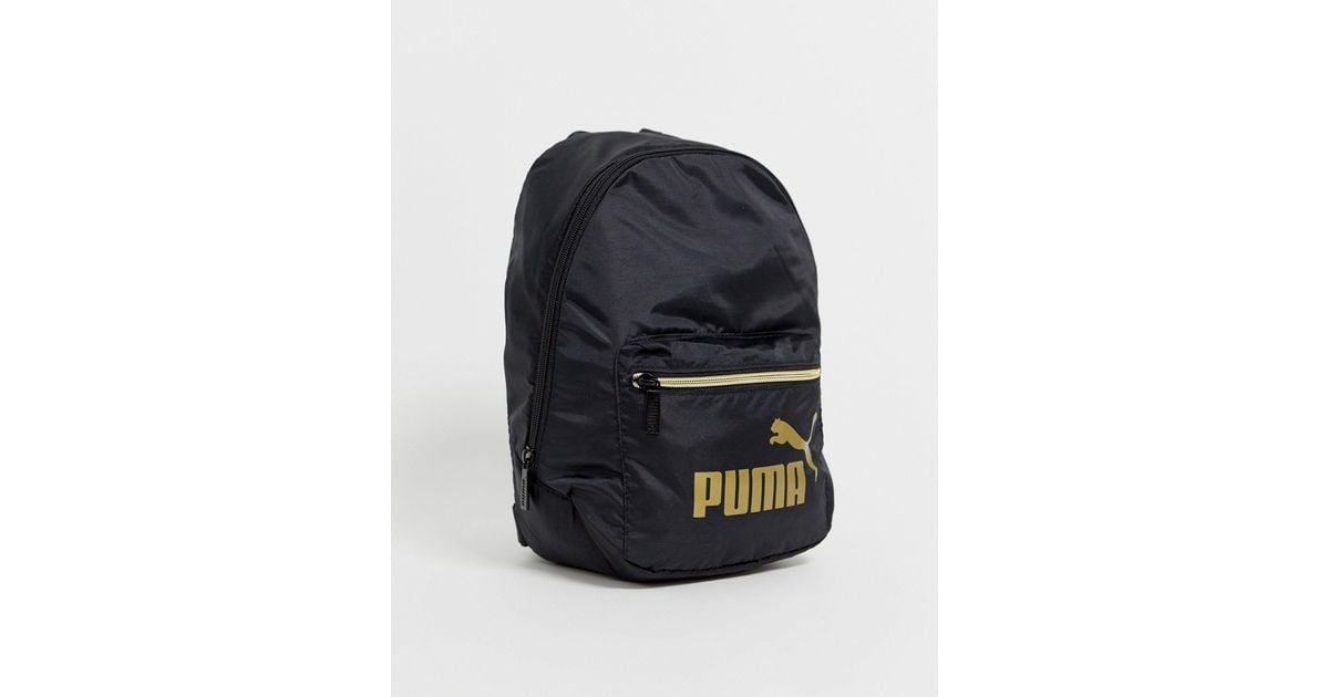 puma core archive black backpack