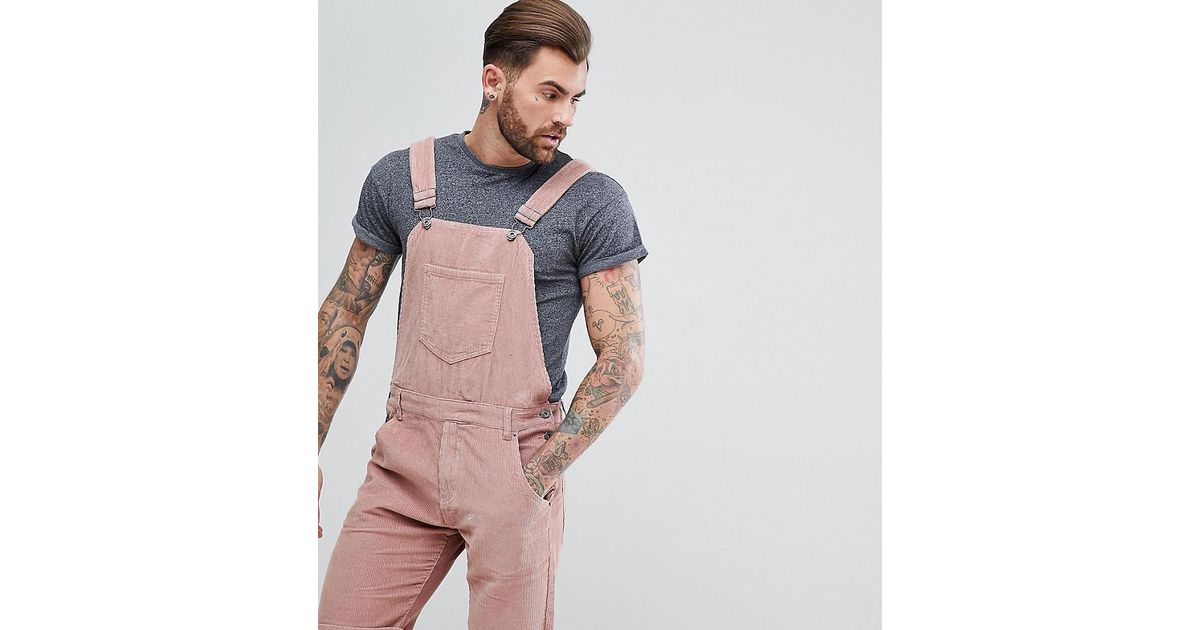 Salopette homme velours sale