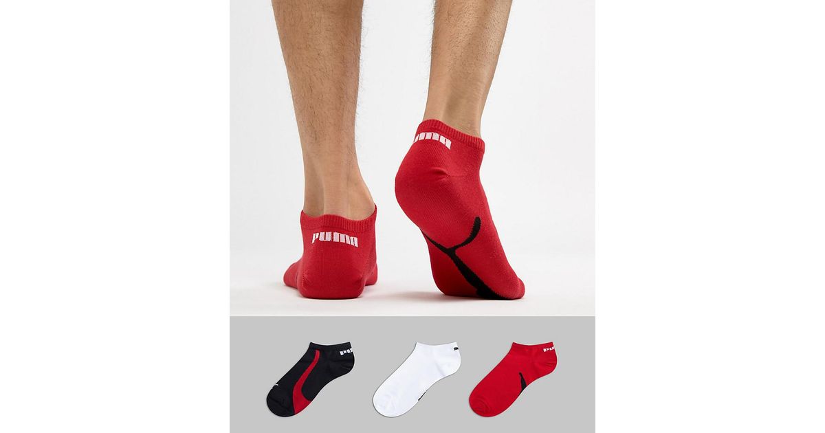 red puma socks