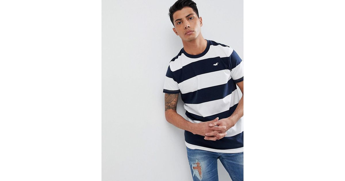 hollister vertical striped shirt