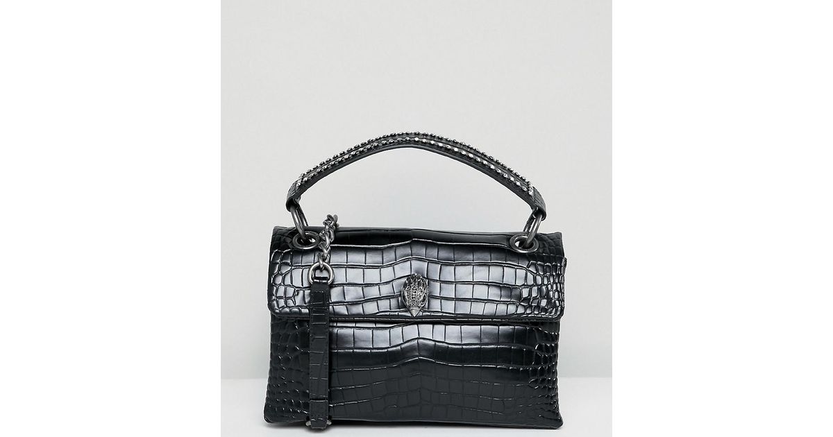 kurt geiger denny black croc