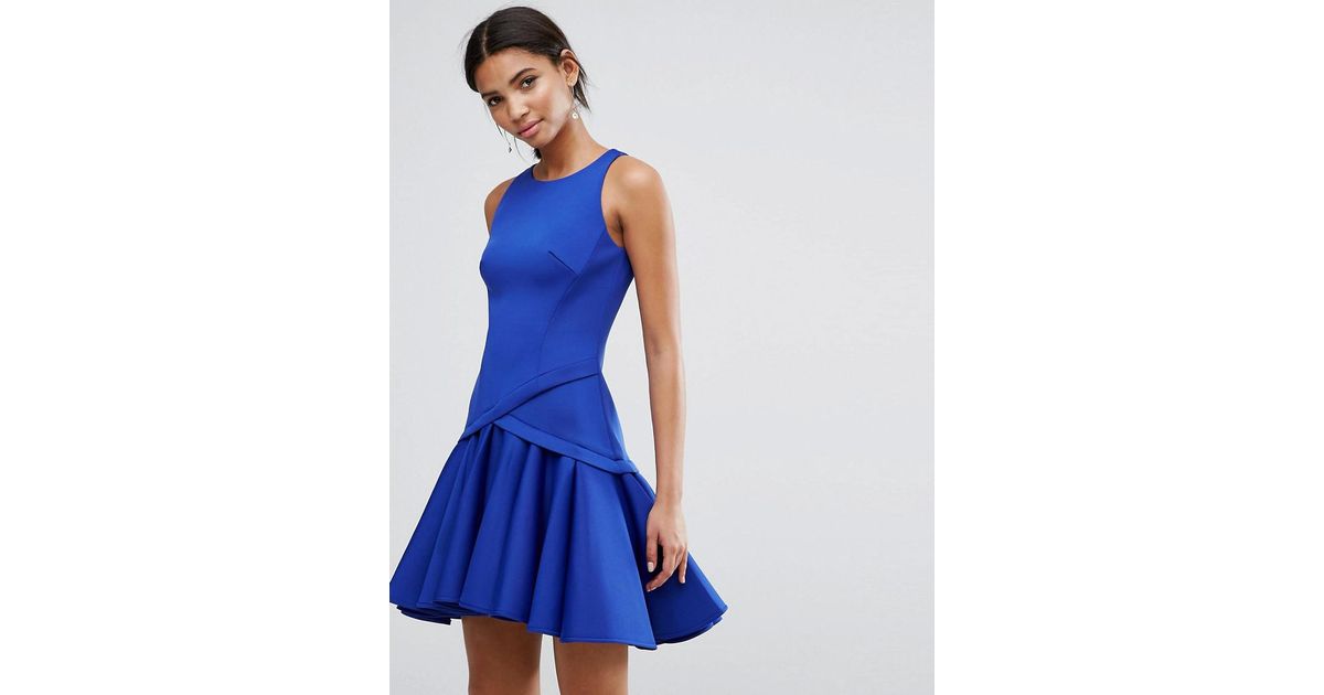 peplum hem dress