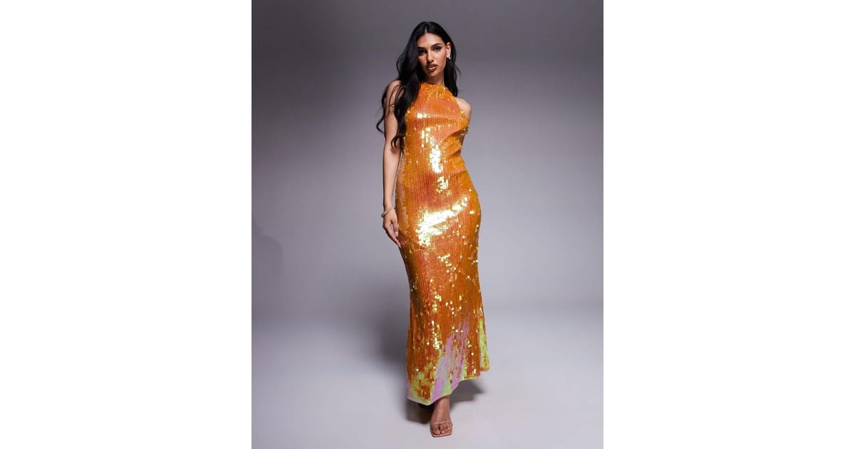 armani gold dress Rent Asos Design Embellished Smock Mini Dress With Gold Linear  Embellishment