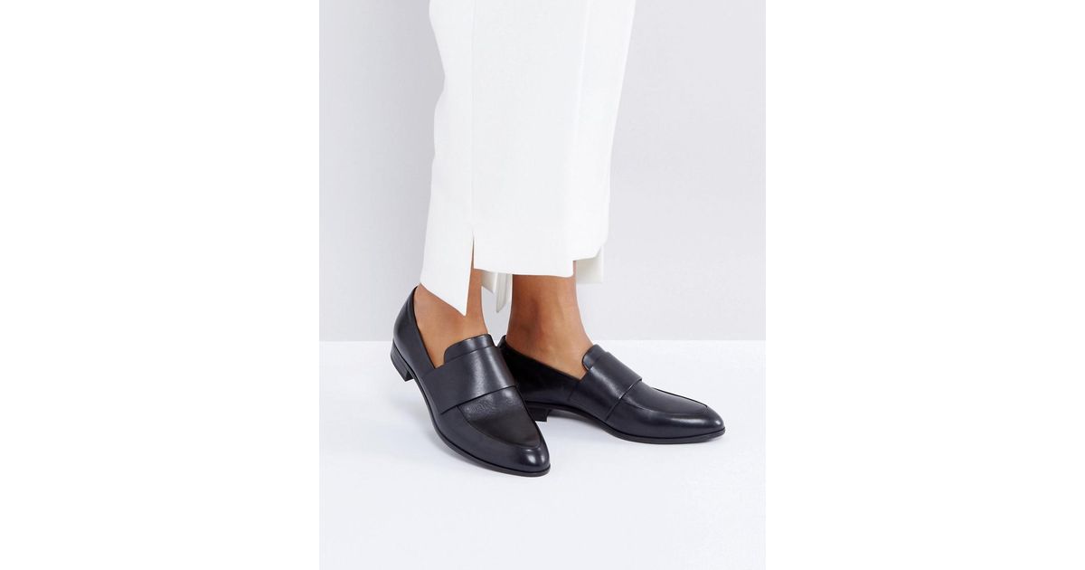 Vagabond Shoemakers Frances Black Polished Leather Loafers | Lyst