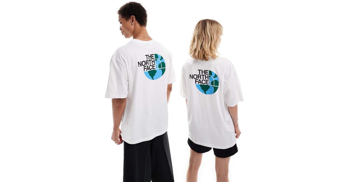 ★英国発*The North Face*新作*Dome backprint Tシャツ/WH★ ☆英国発*The North Face*新作*Dome backprint Tシャツ/WH