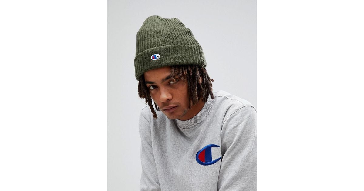 Champion Cotton Beanie With Small Logo 