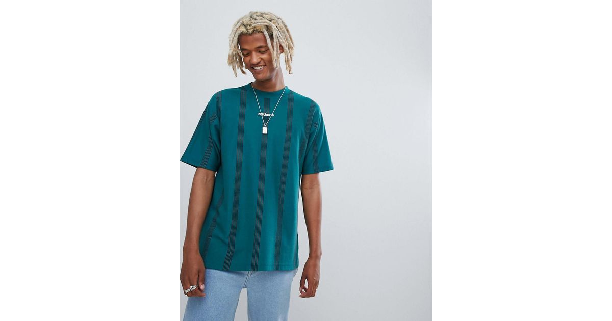 adidas tennis stripe t shirt
