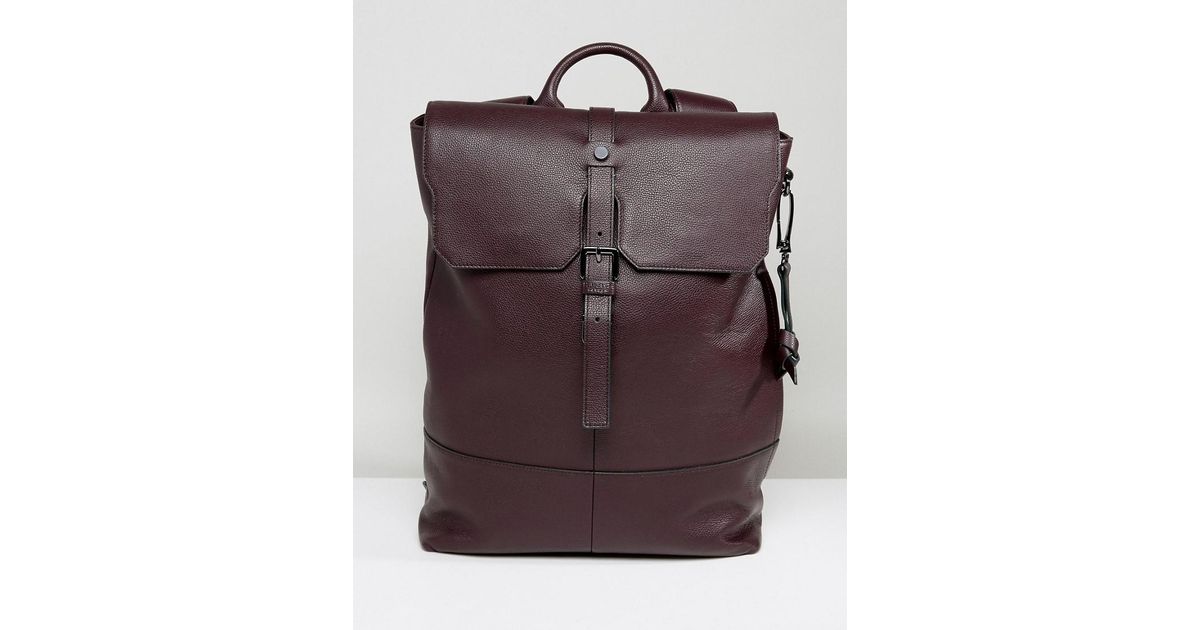 ted baker keo leather backpack