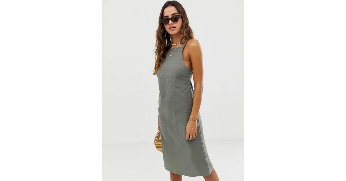 cotton midi sundress