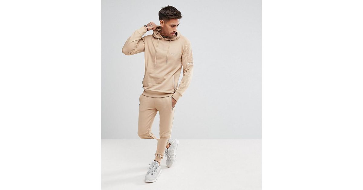 cream tracksuit bottoms