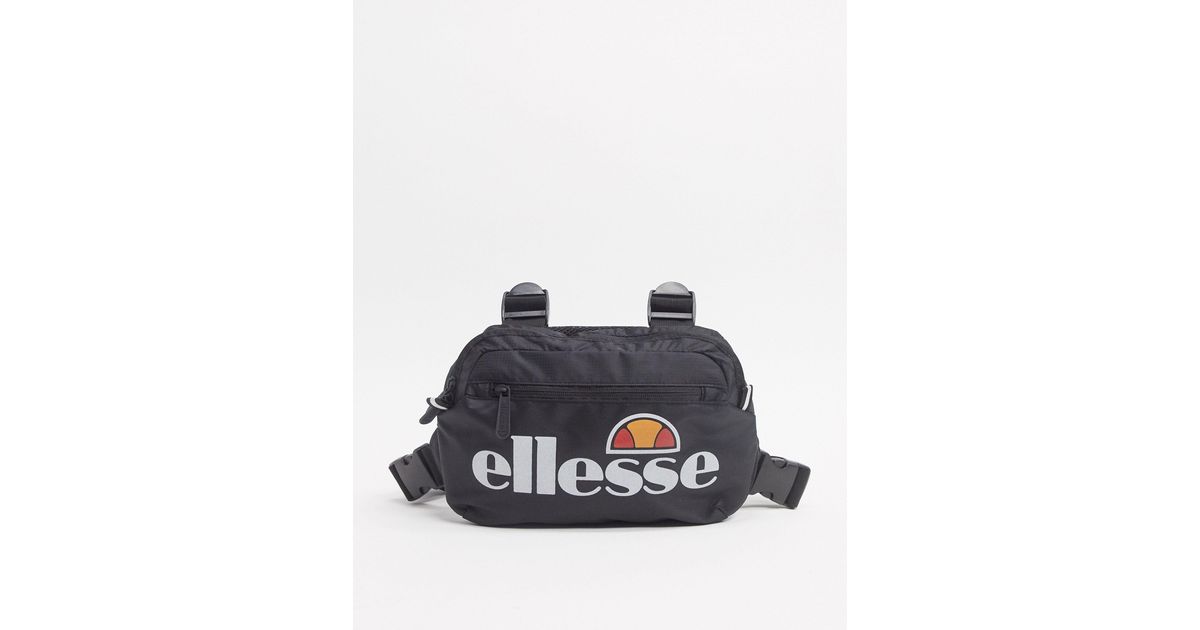 Bolso negro para el pecho Maggu Ellesse de hombre de color Negro Lyst