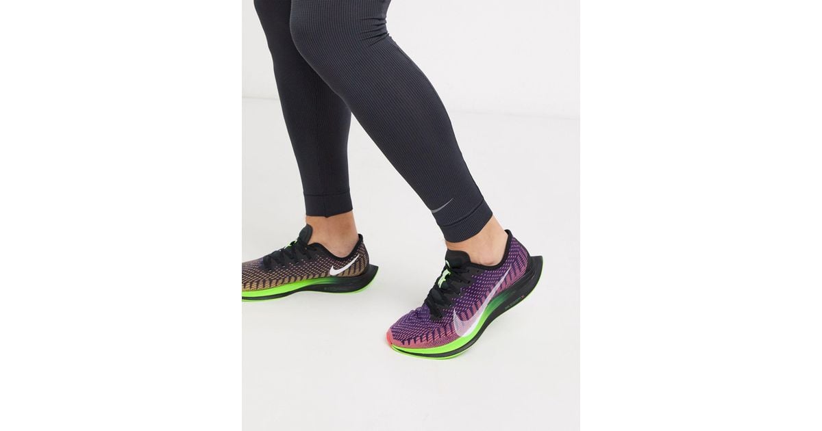 nike running run wild pack pegasus turbo trainers in multi