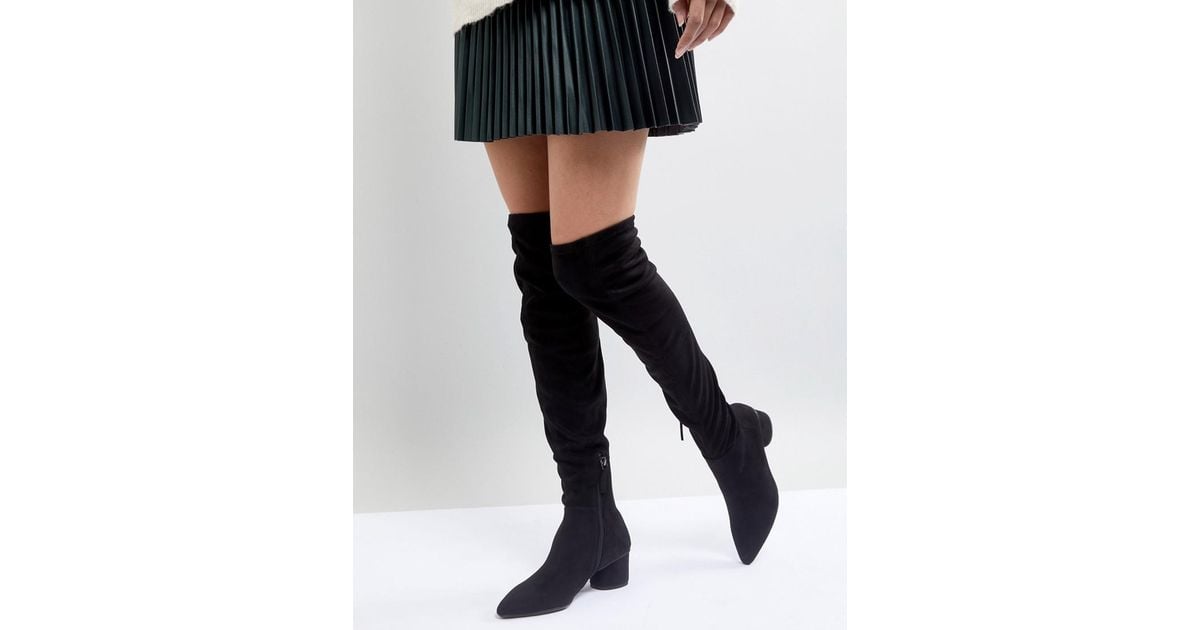 mango over the knee boots