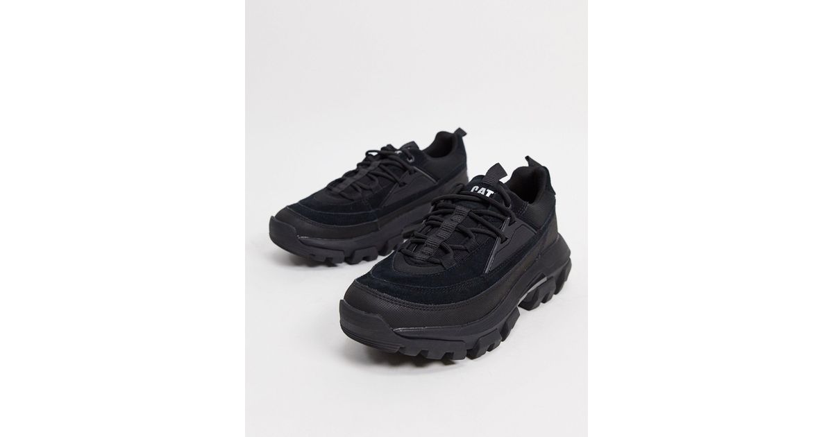 Caterpillar Cat Raider Lace Trainers in Black for Men Lyst