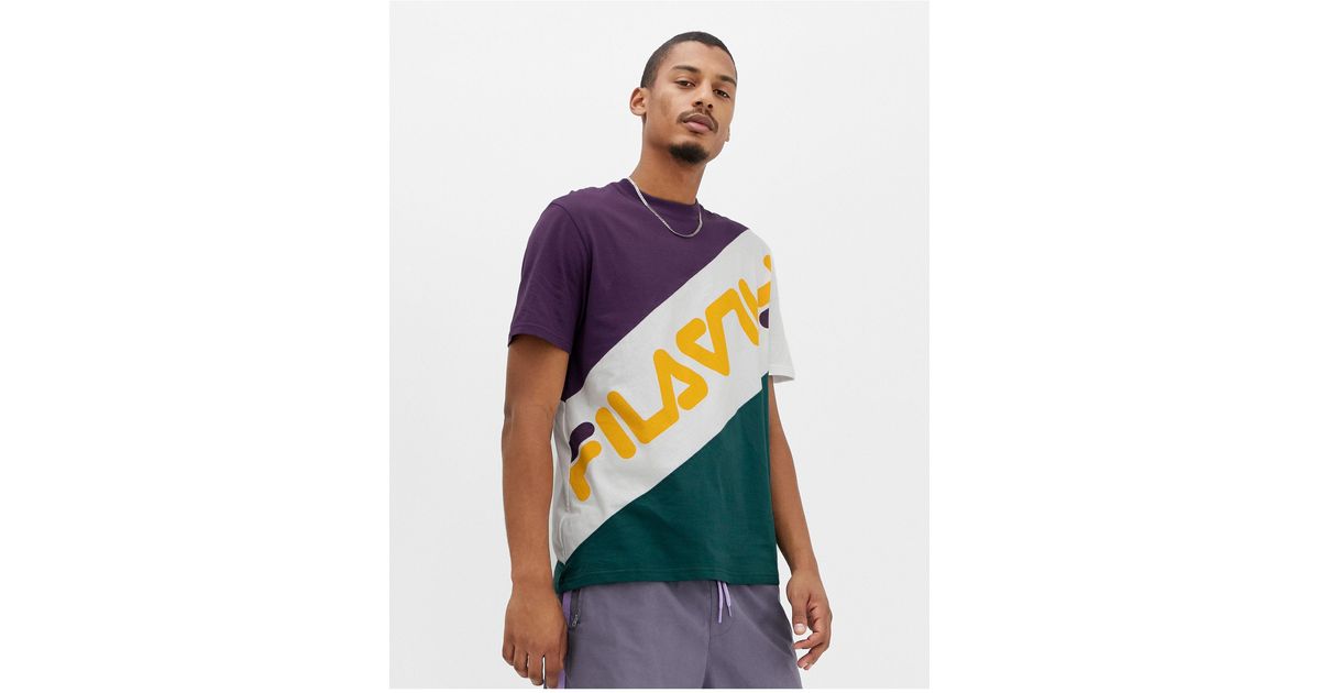 fila rowan colorblock tee