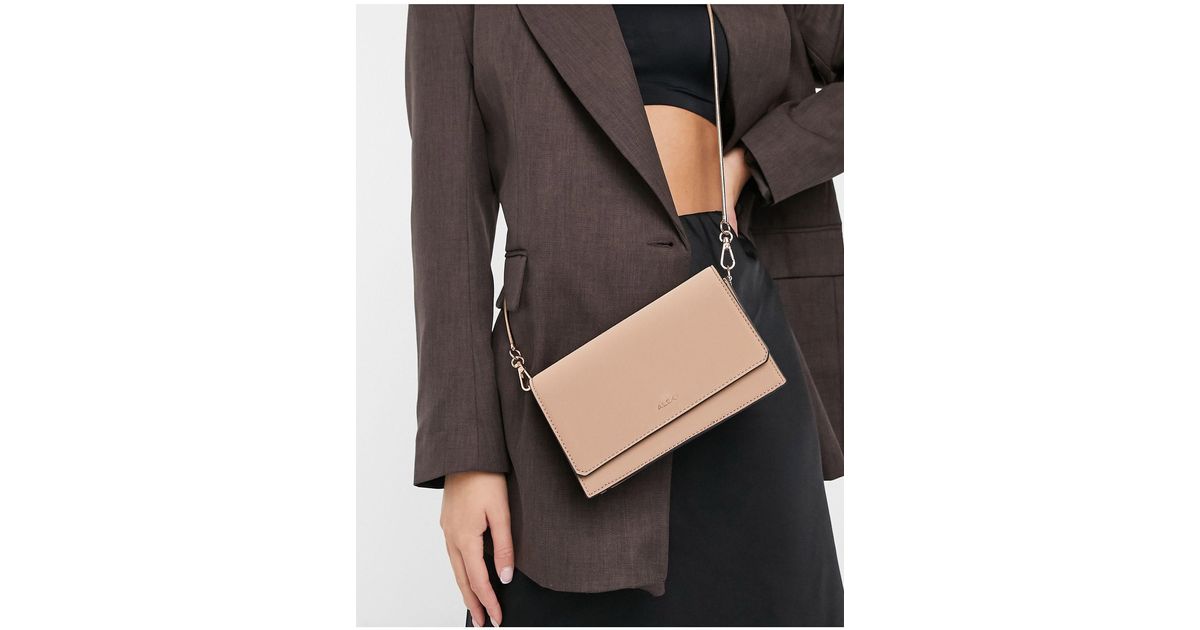 ALDO Telopea Cross Body Bag With Chain Strap in Natural Lyst