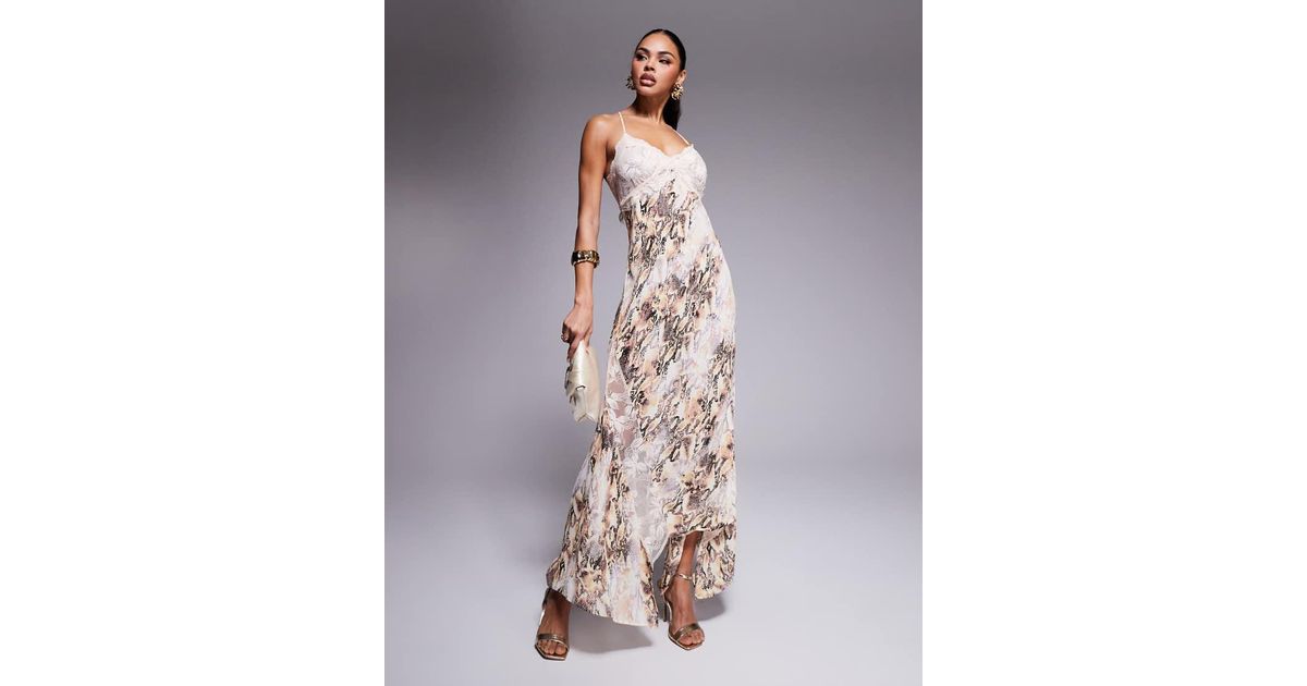 chinese dress ladies Vince Women's Plaid Lace Trim Slip Dress, Jade Onyx, XS at Amazon Women's  Clothing store main image 0