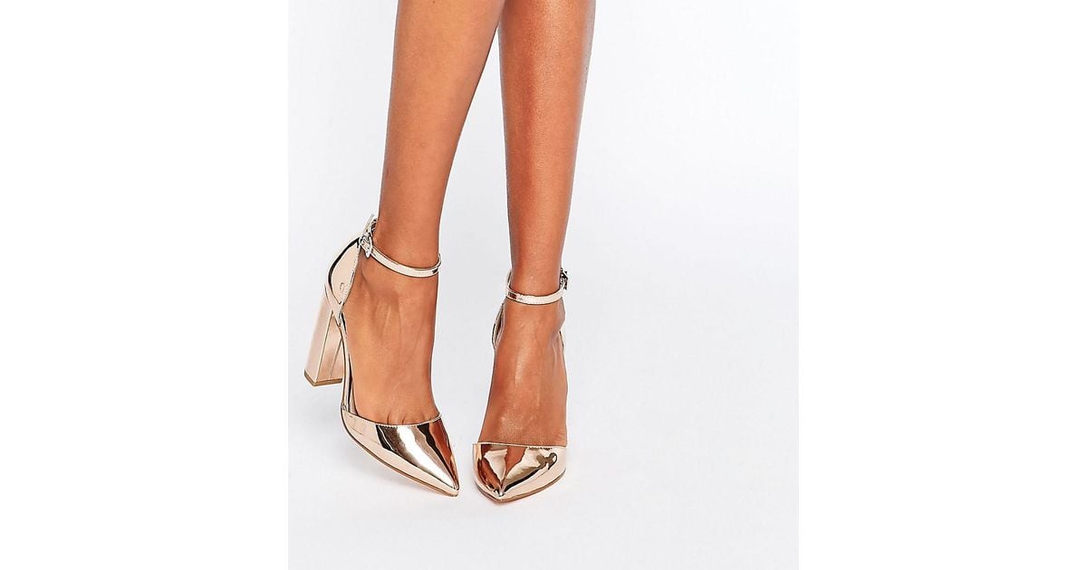 asos penalty pointed high heels