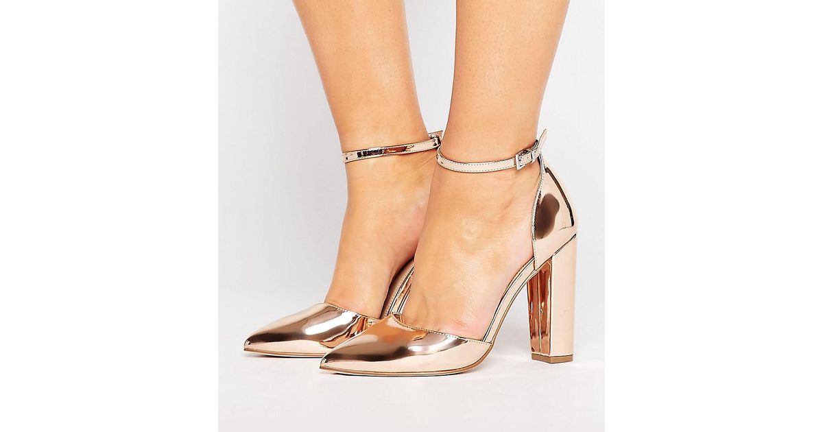 wide fit pointed heels